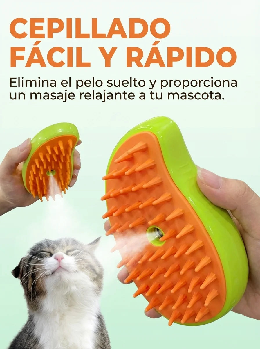 CEPILLO DE VAPOR PARA MASCOTAS