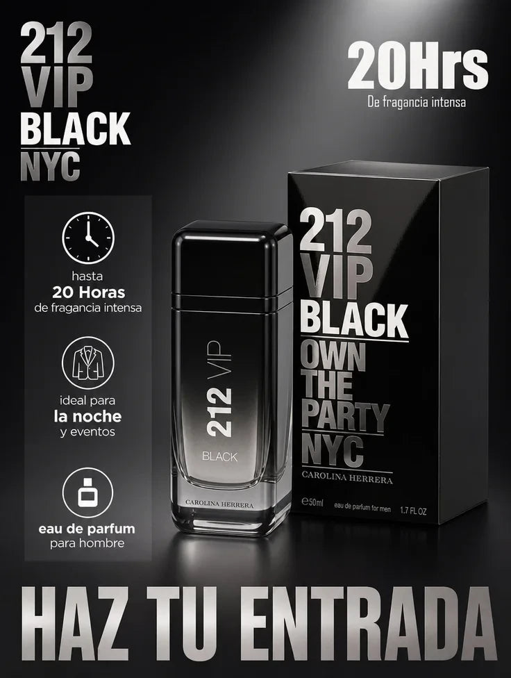 PERFUME 212 VIP BLACK
