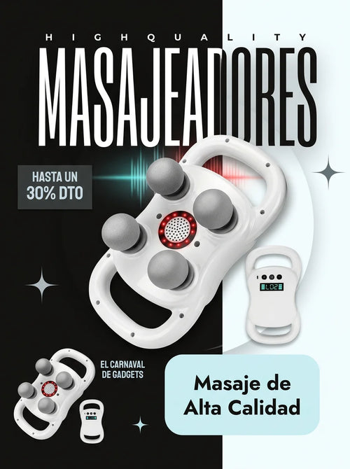 MASAJEADOR DE 4 CABEZALES