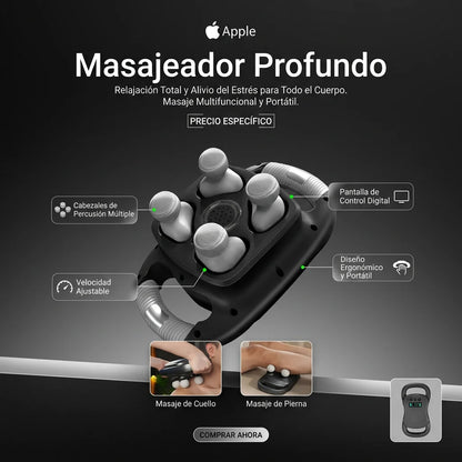 MASAJEADOR DE 4 CABEZALES