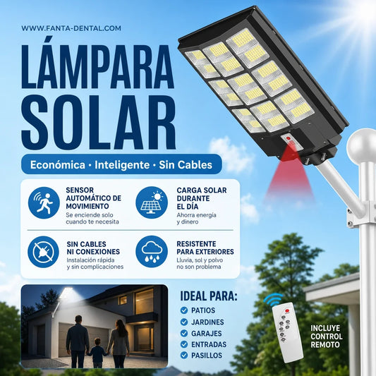 LAMPARA SOLAR CON SENSOR